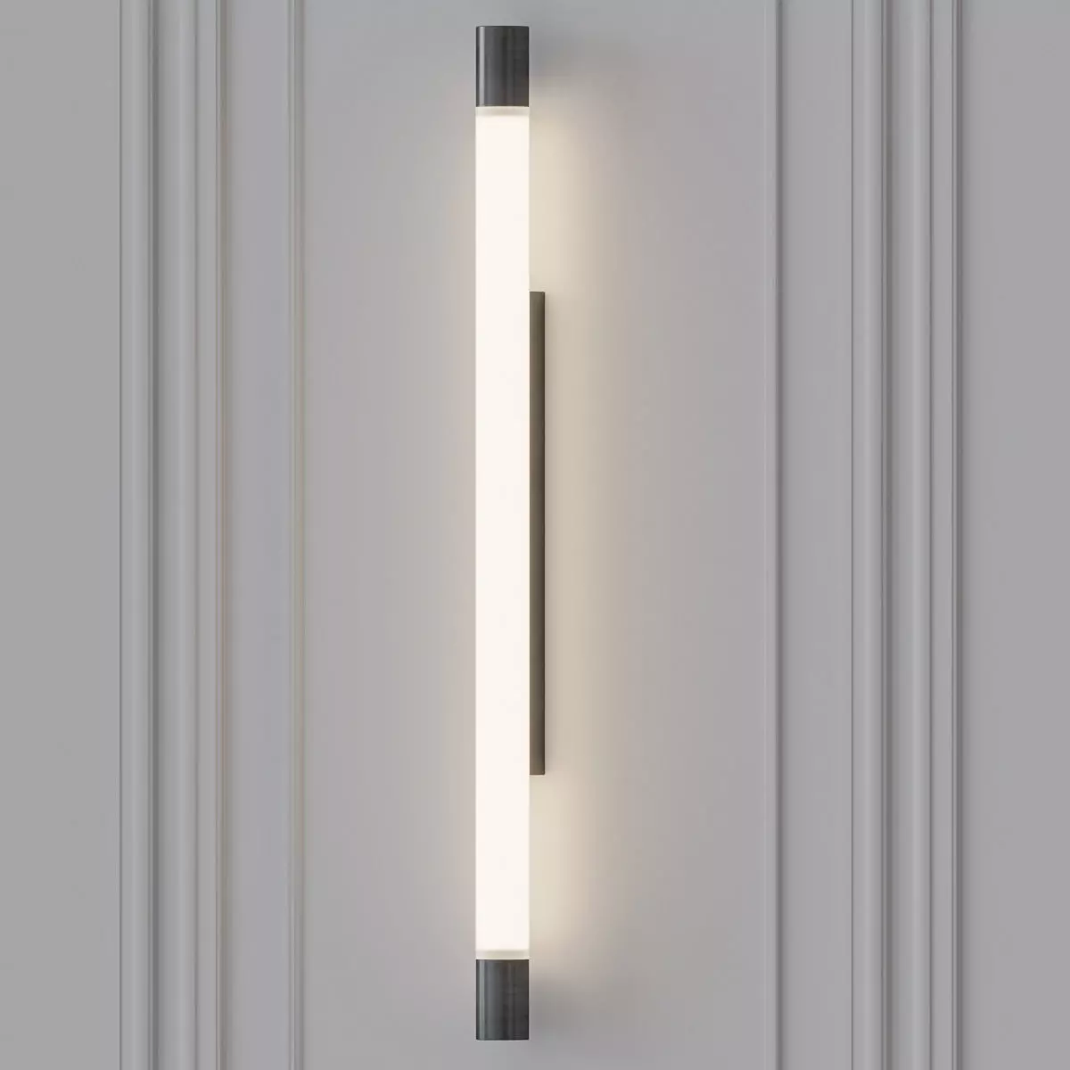 Solo Tube Wall Sconce Gold by Archxx 3D model_0