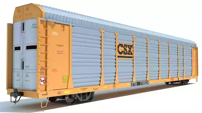 CSX Auto Carrier 3D model