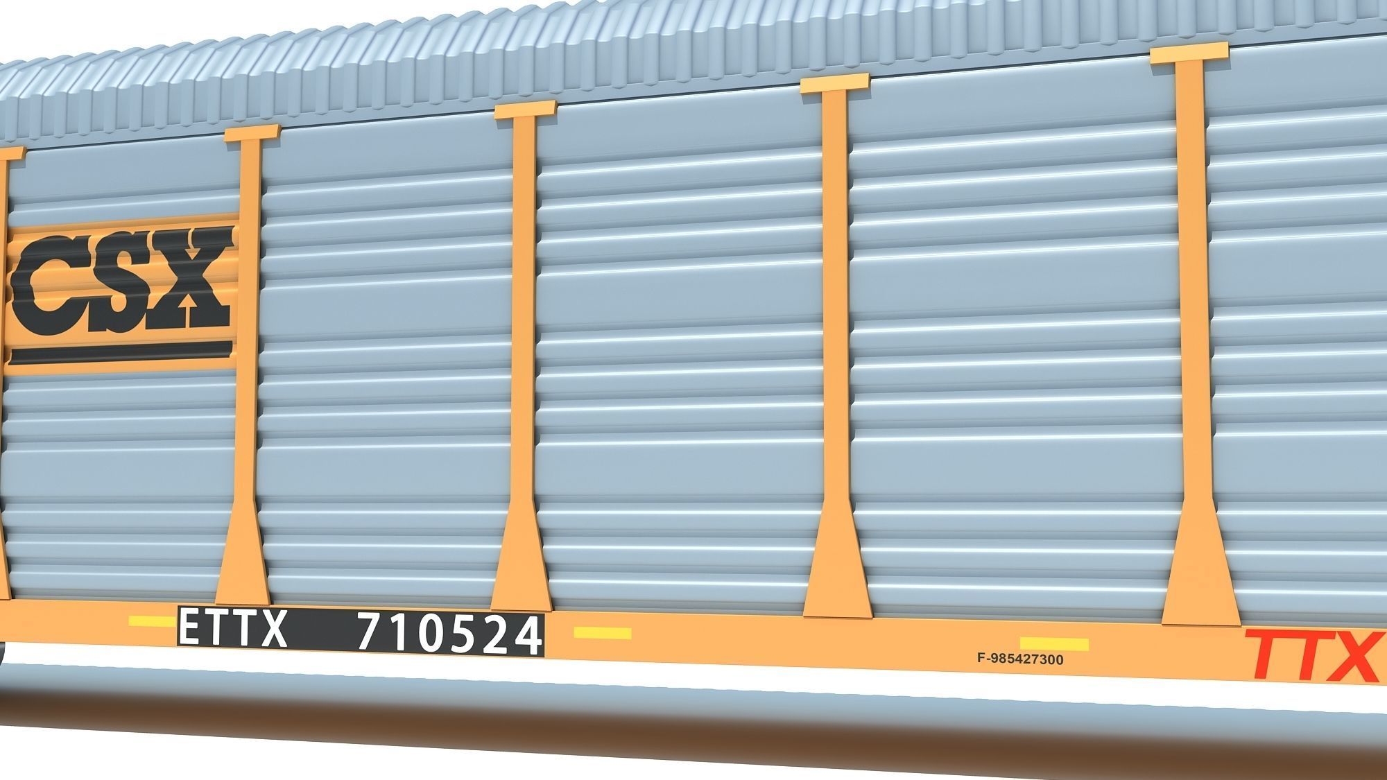 CSX Auto Carrier 3D model_9