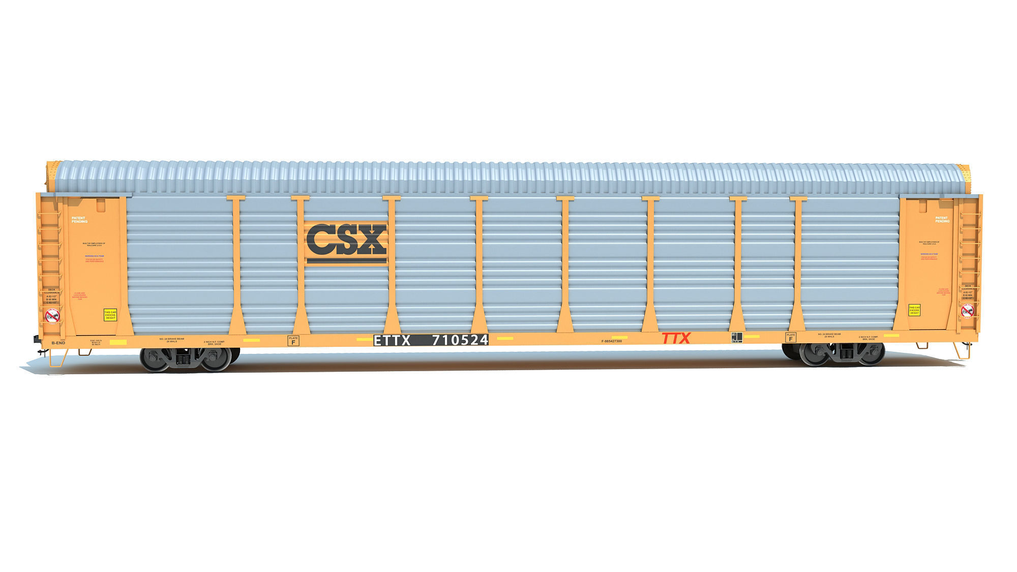 CSX Auto Carrier 3D model_1