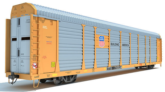 UP Auto Carrier Car 3D model