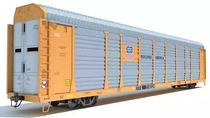 UP Auto Carrier Car 3D model