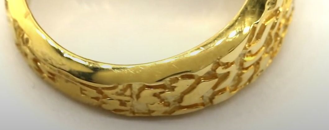 Gents Diamond  Nugget Ring 26 3D print model_13