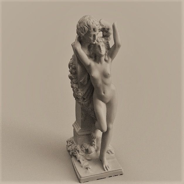 Statue contemporaine  3D print model_1