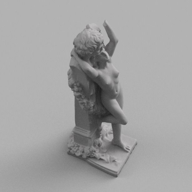 Statue contemporaine  3D print model_5