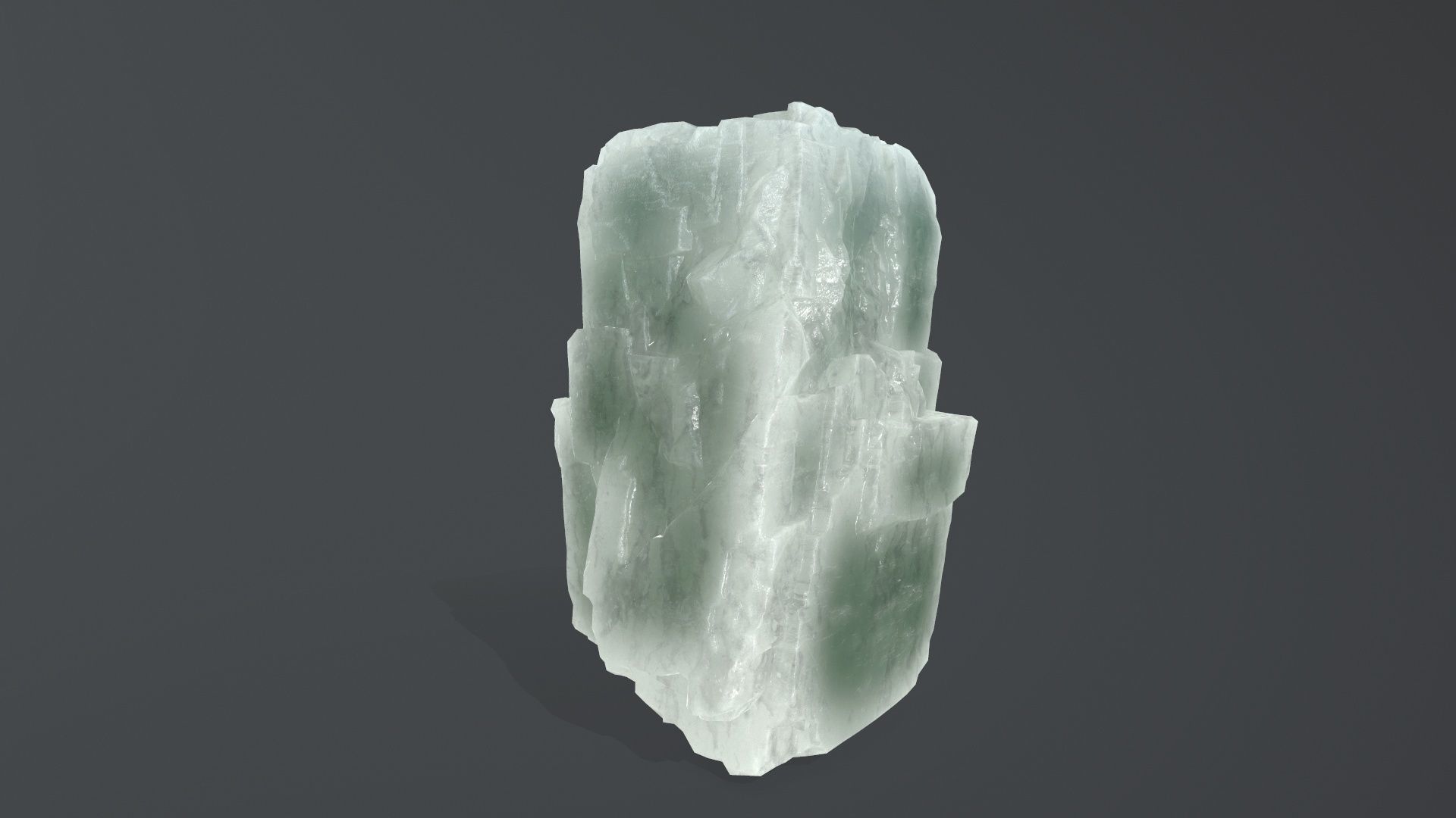 ice rock set Low-poly 3D model_14