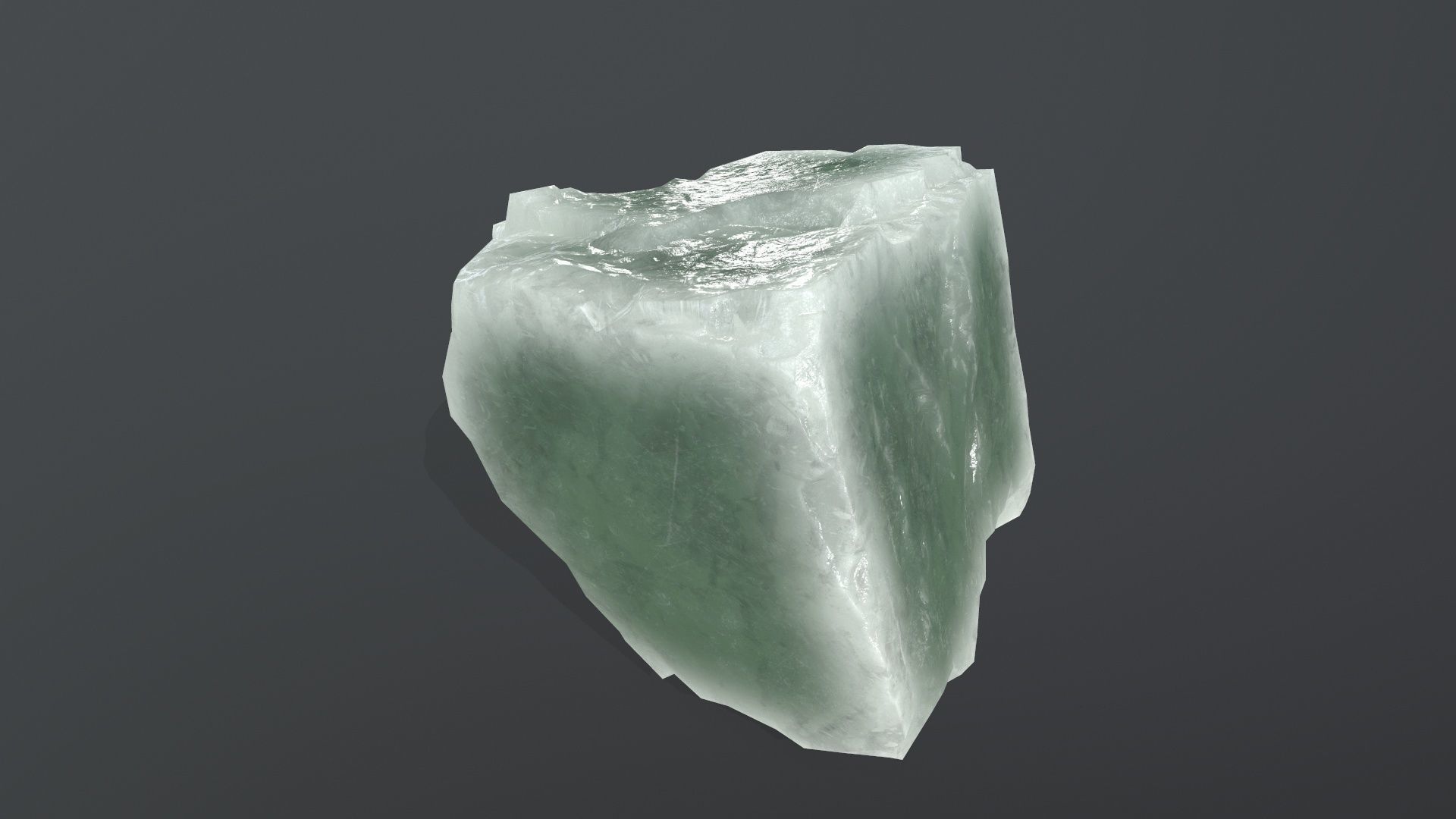 ice rock set Low-poly 3D model_21