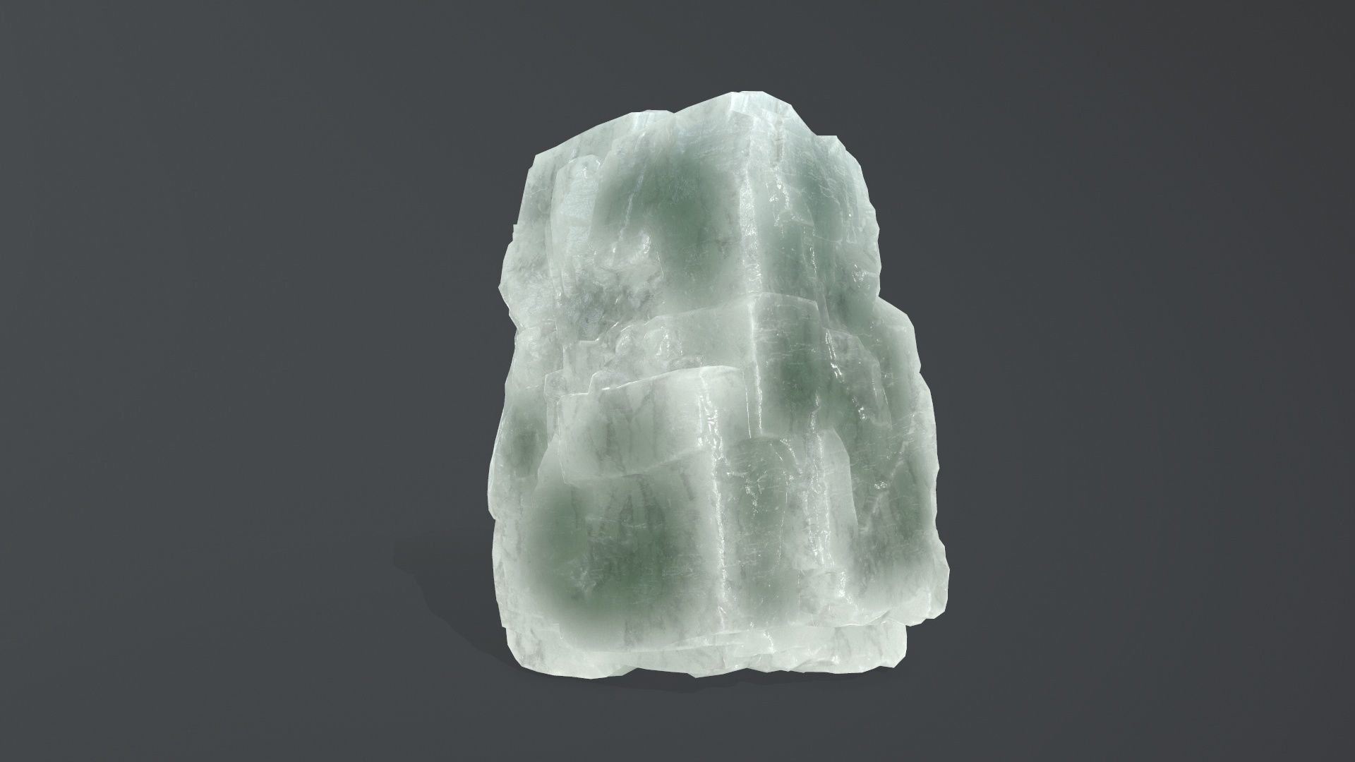 ice rock set Low-poly 3D model_15