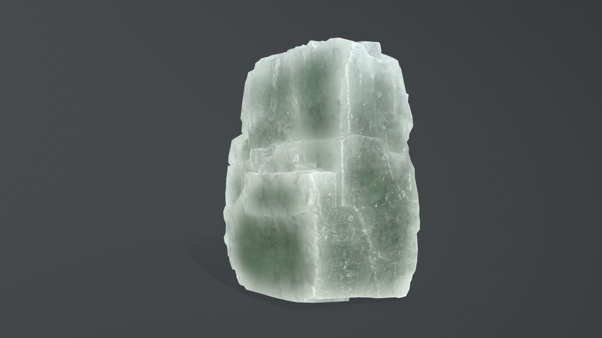 ice rock set Low-poly 3D model_13