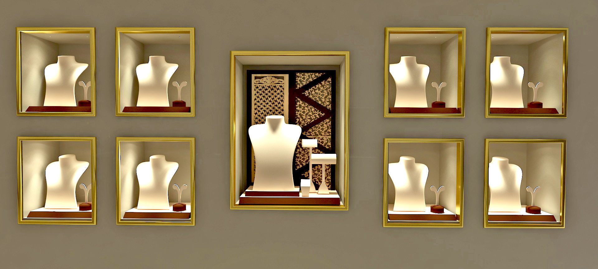 jewellery design Low-poly 3D model_2