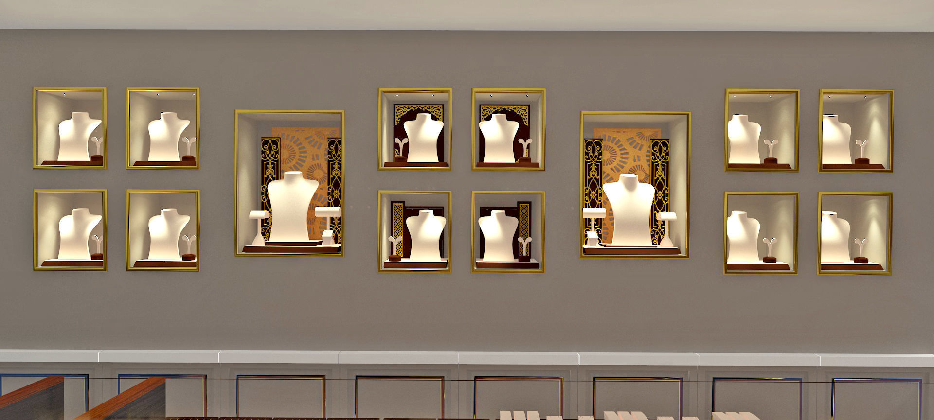 jewellery design Low-poly 3D model_9