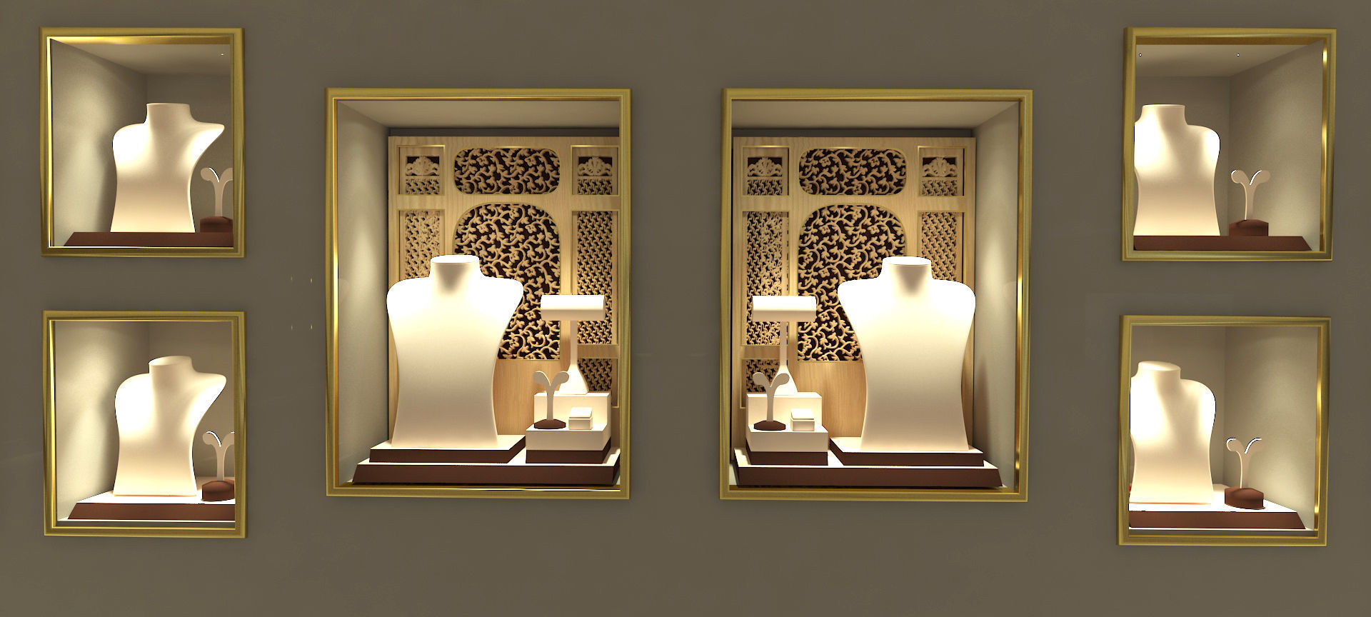 jewellery design Low-poly 3D model_1