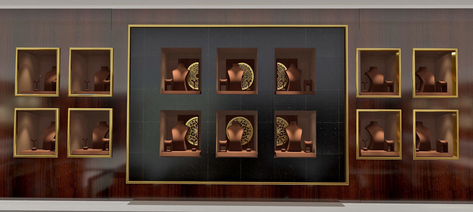 jewellery design Low-poly 3D model_5