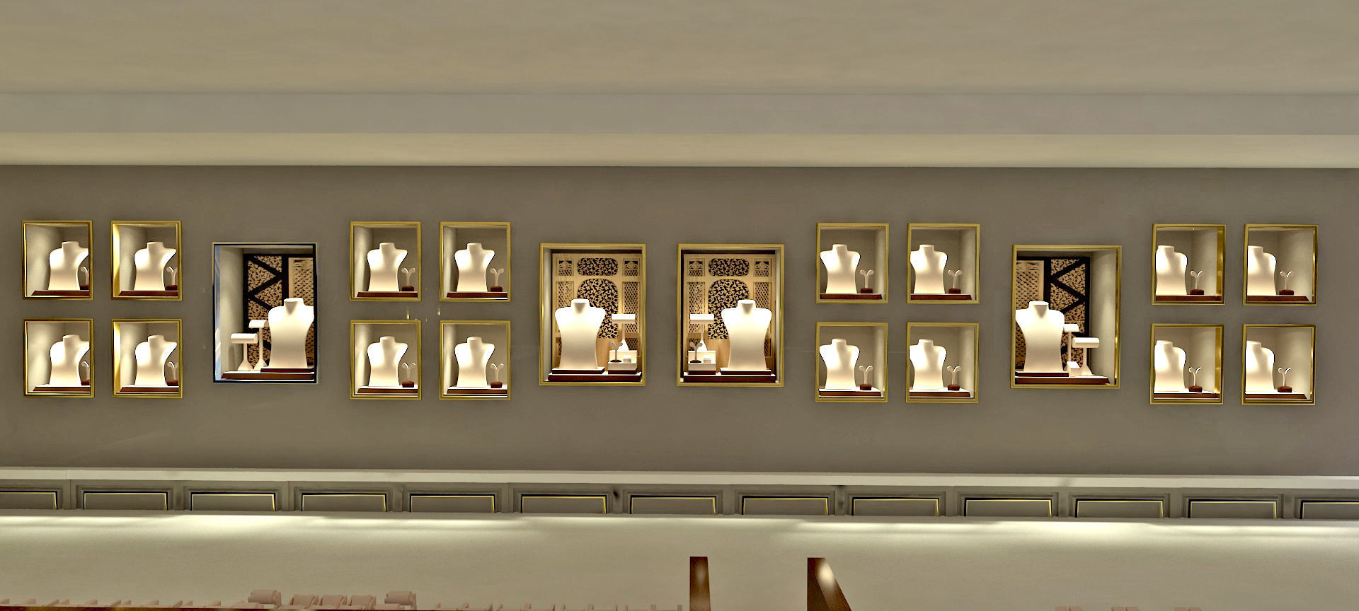 jewellery design Low-poly 3D model_3