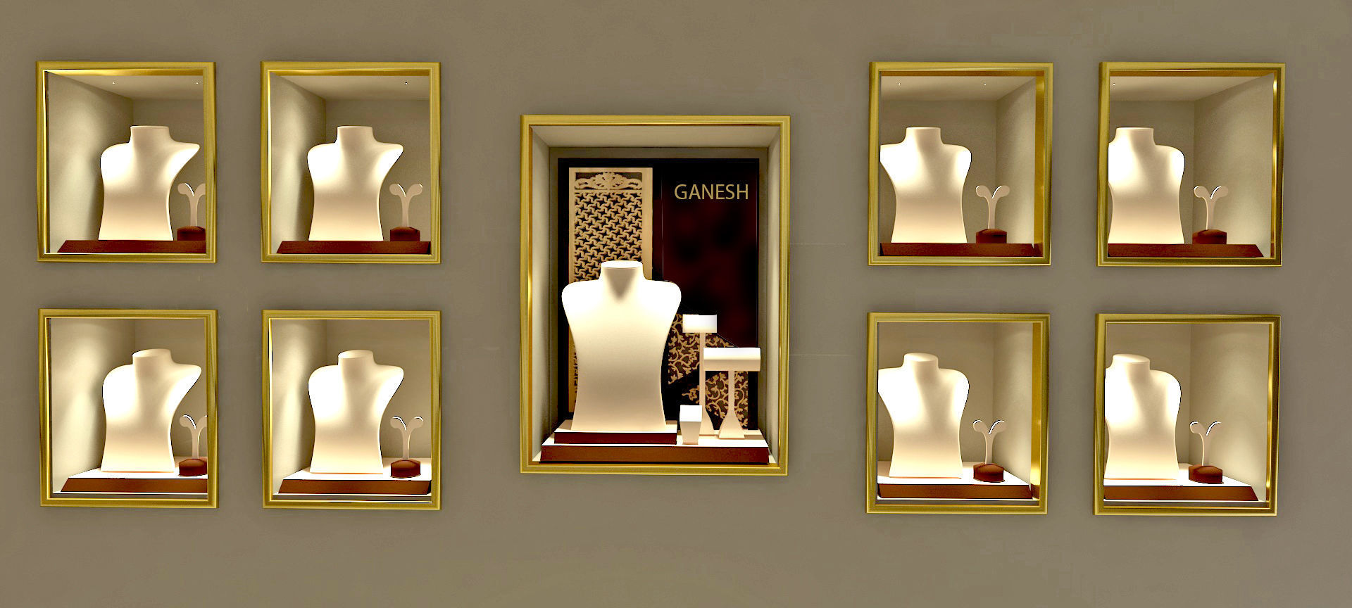 jewellery design Low-poly 3D model_4