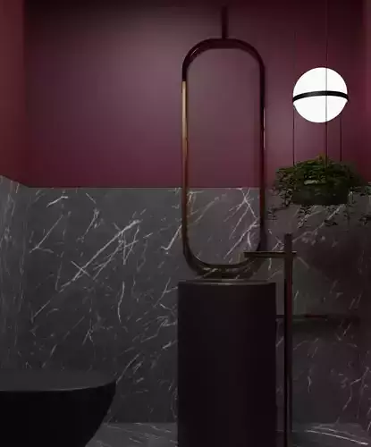 MODERN BATHROOM INTERIOR 