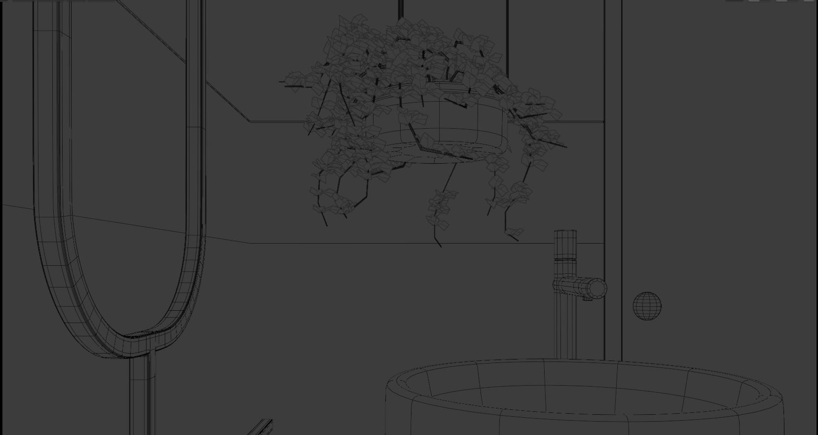 MODERN BATHROOM INTERIOR 3D model_11