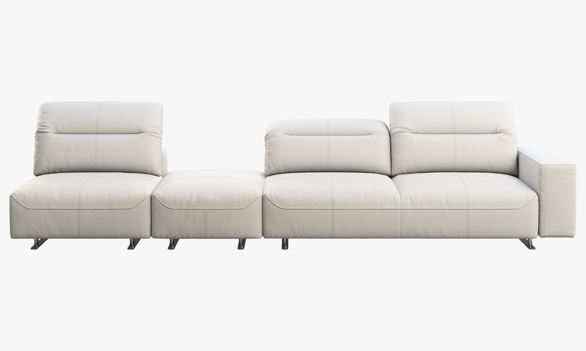 BoConcept Hampton modular leather sofas 2 options 3D model_16