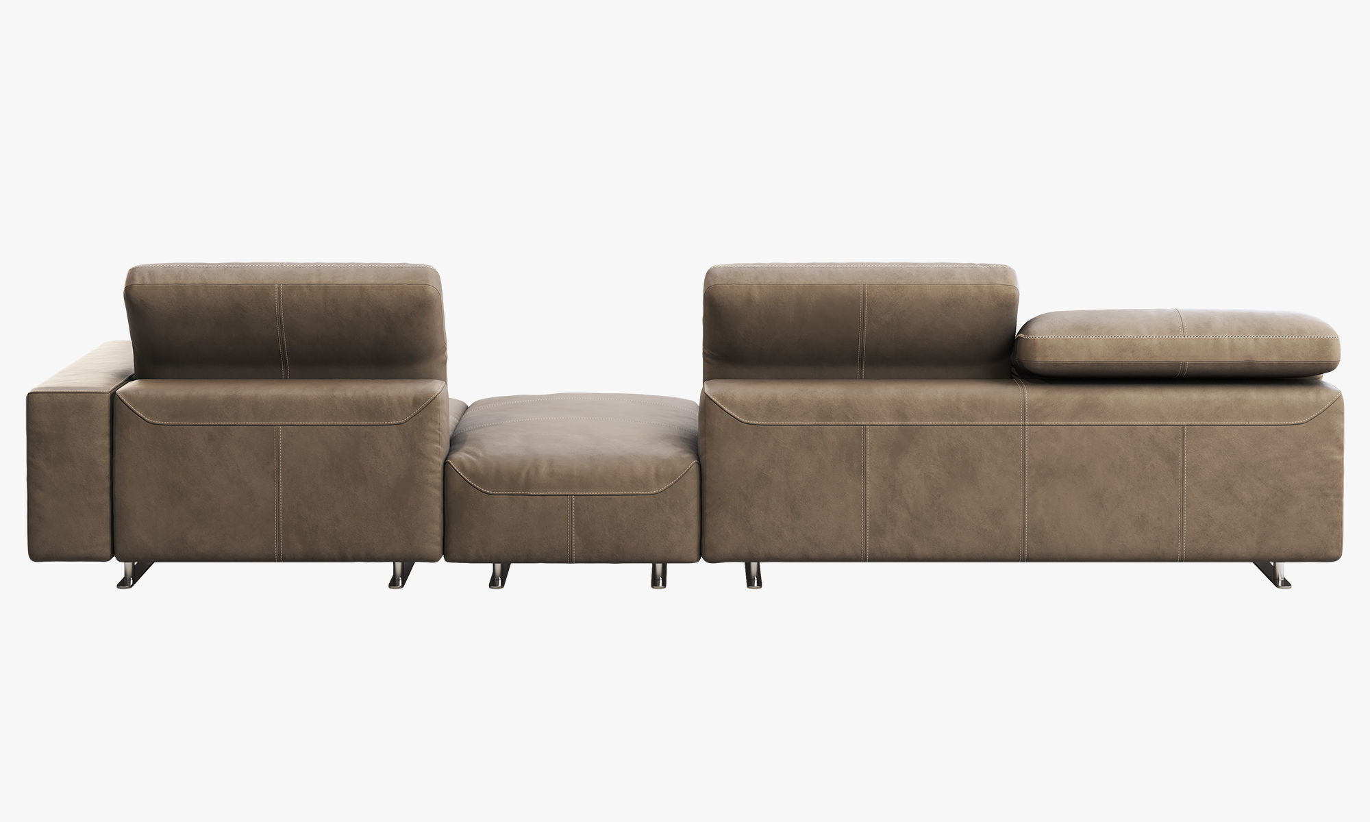 BoConcept Hampton modular leather sofas 2 options 3D model_11