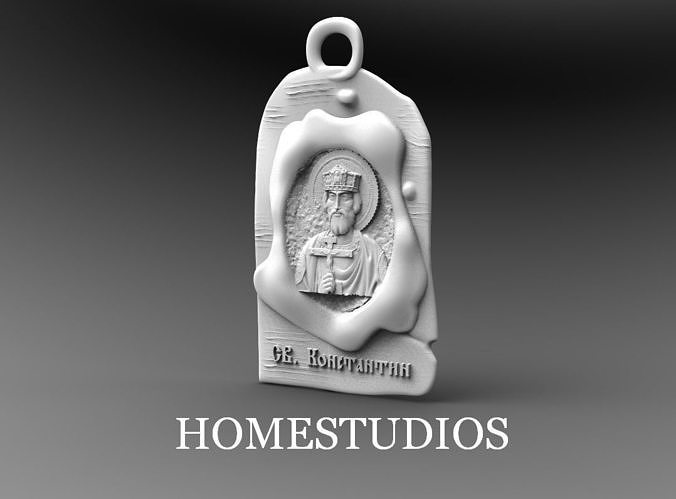 RELIGIOUS PENDANT 51 3D print model