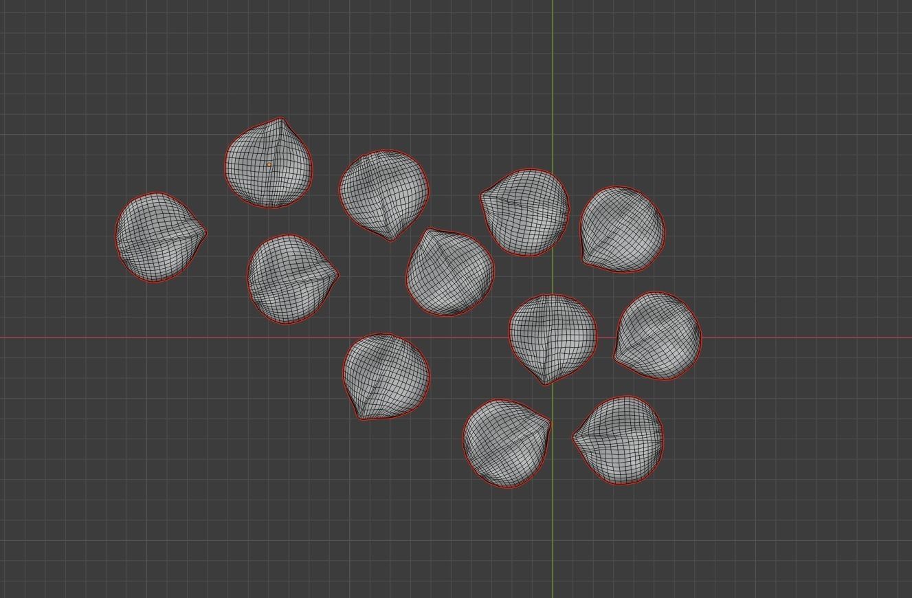 rose petals 3D model_4