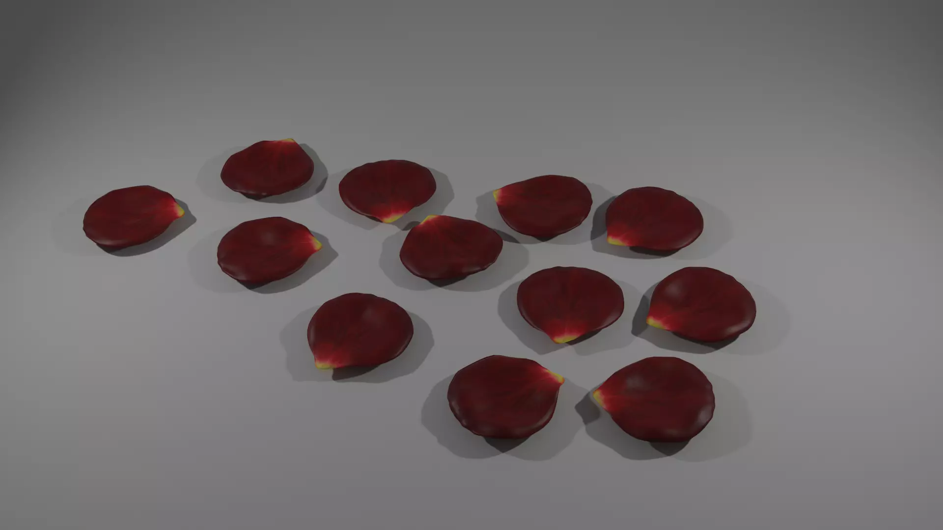rose petals 3D model_0