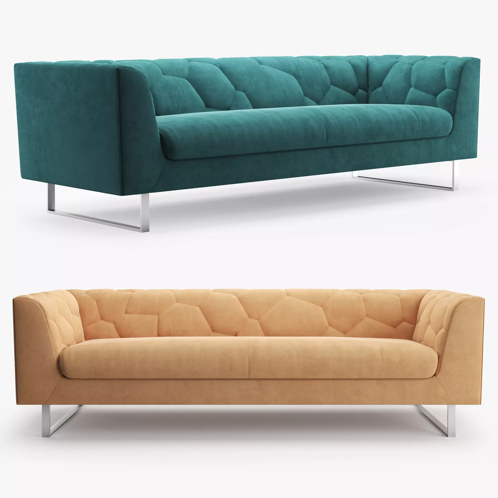 Ted Boerner Cumulus Sofa 3D model