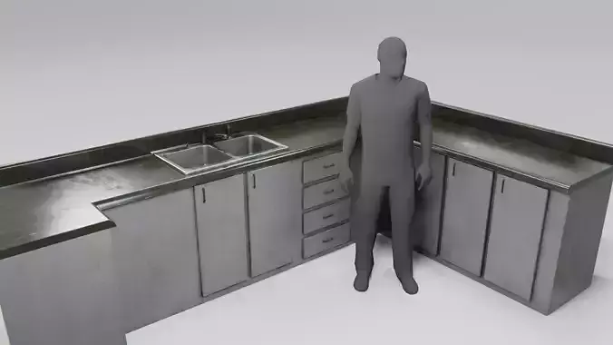 Stained Kitchen Counter