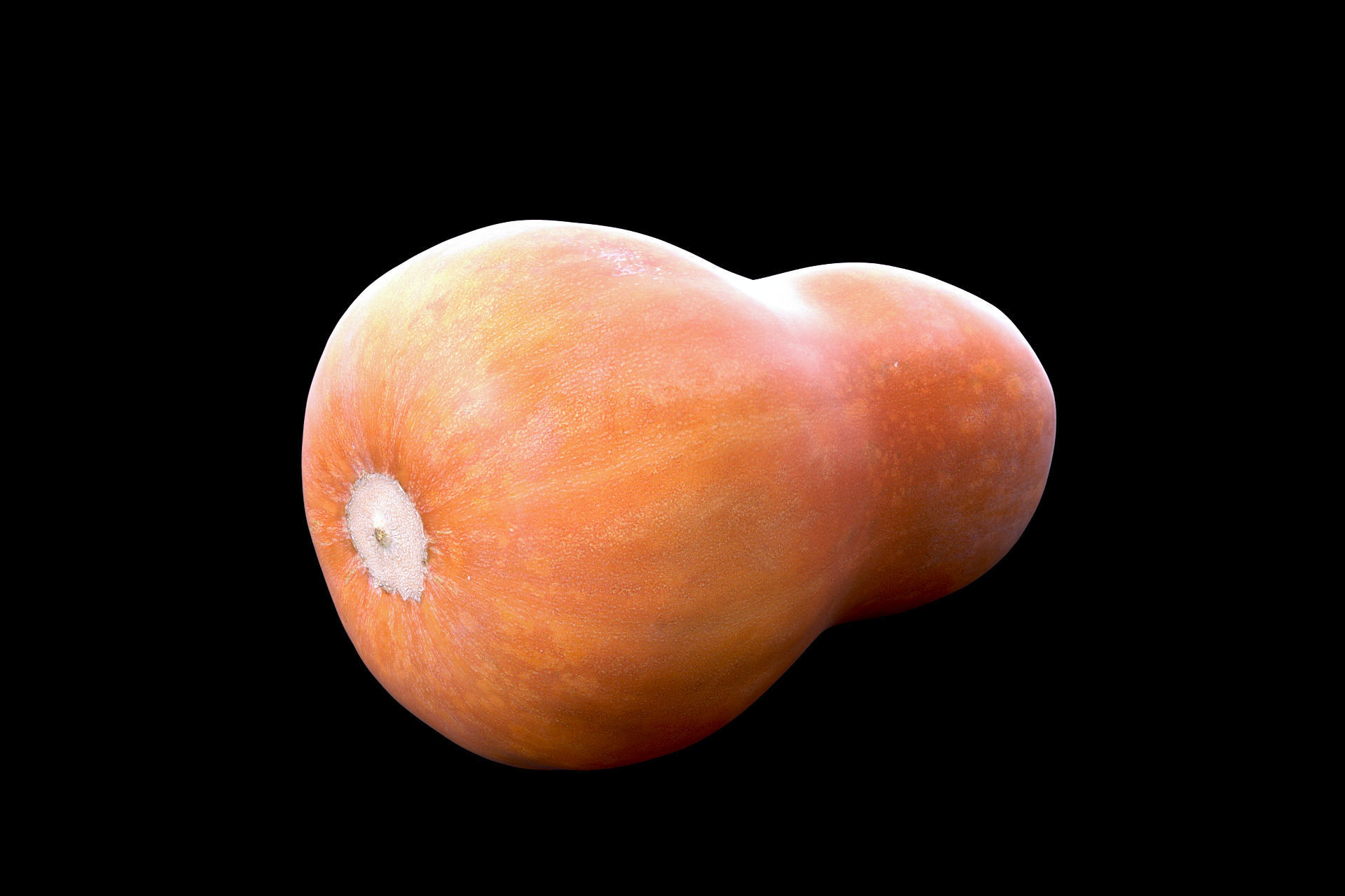 Pumpkin Low-poly 3D model_8