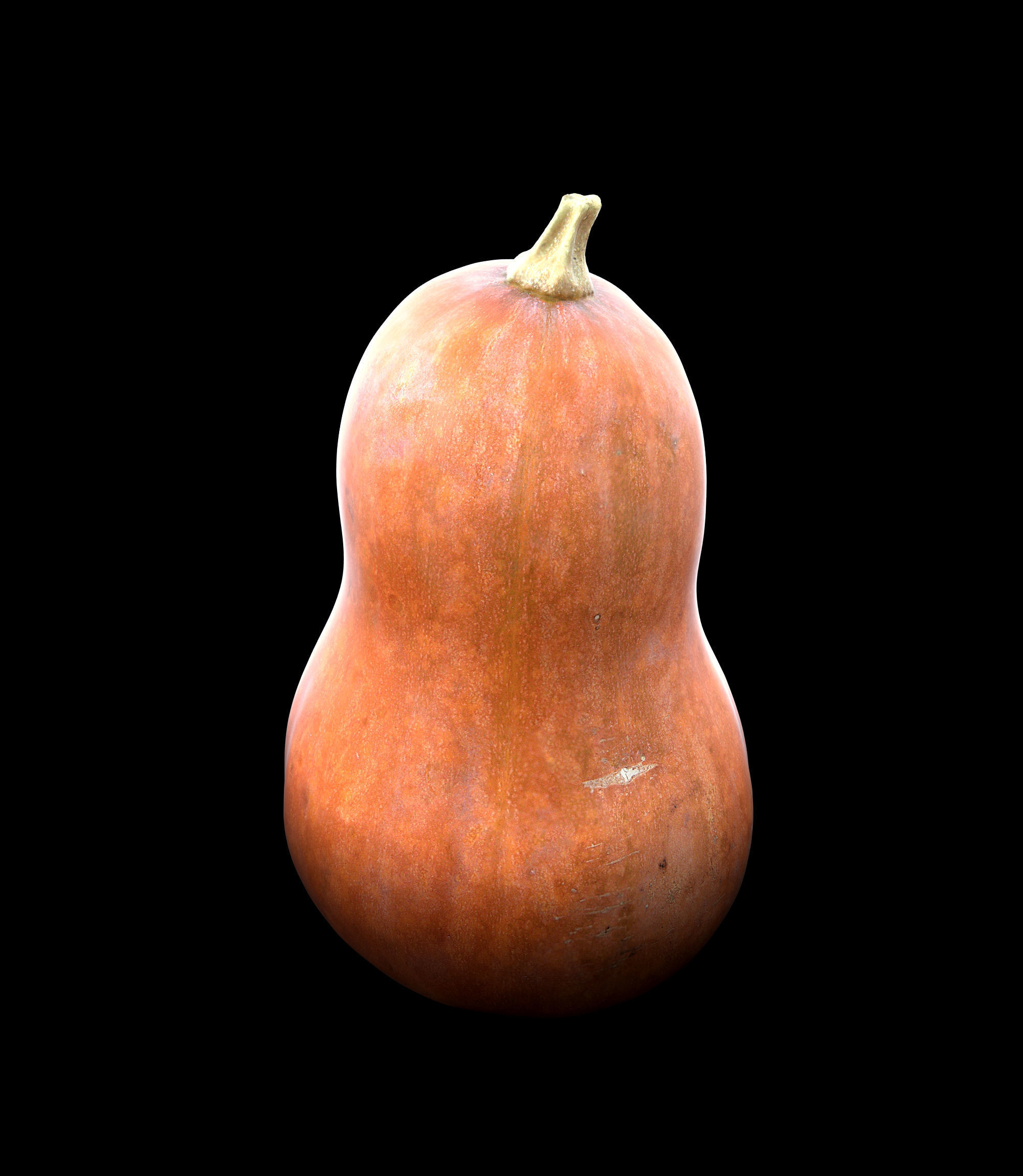 Pumpkin Low-poly 3D model_4