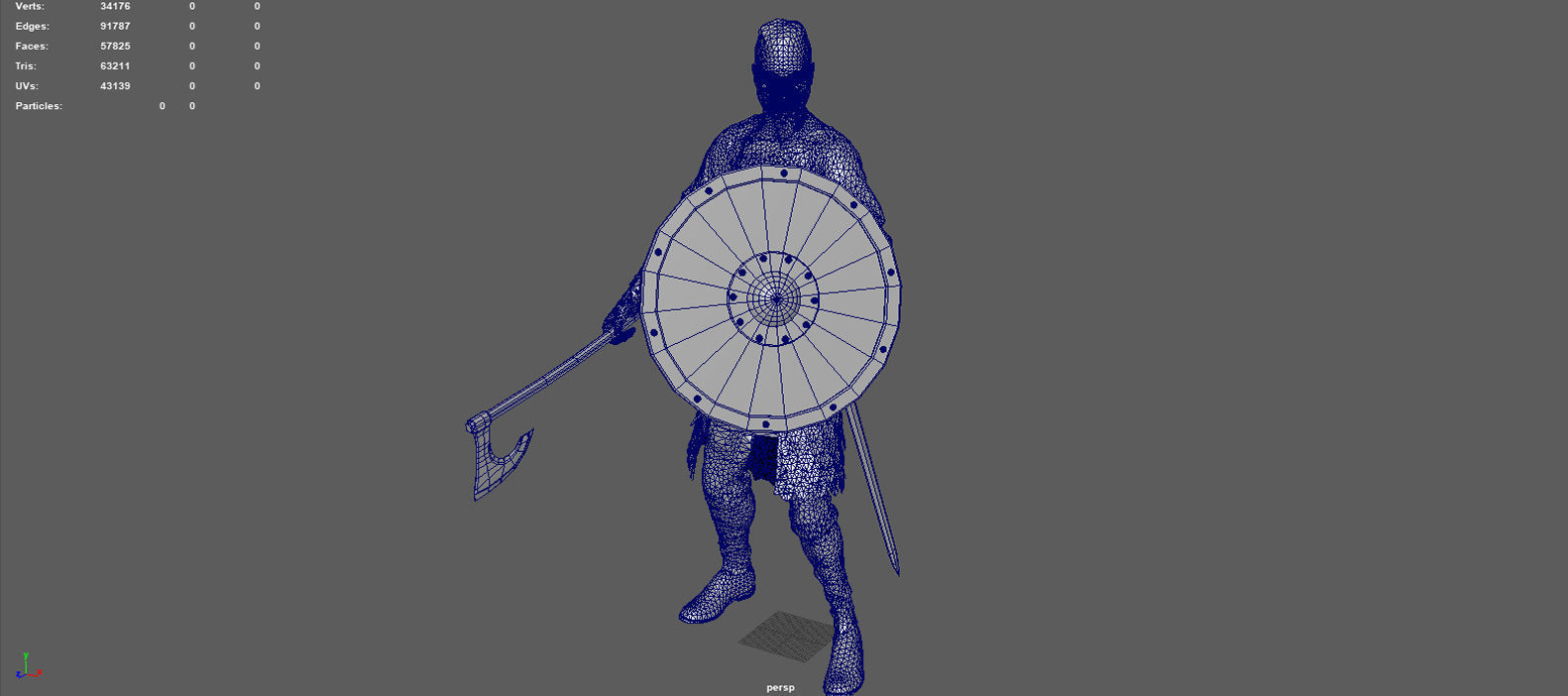 VIKING pose 3D model_9
