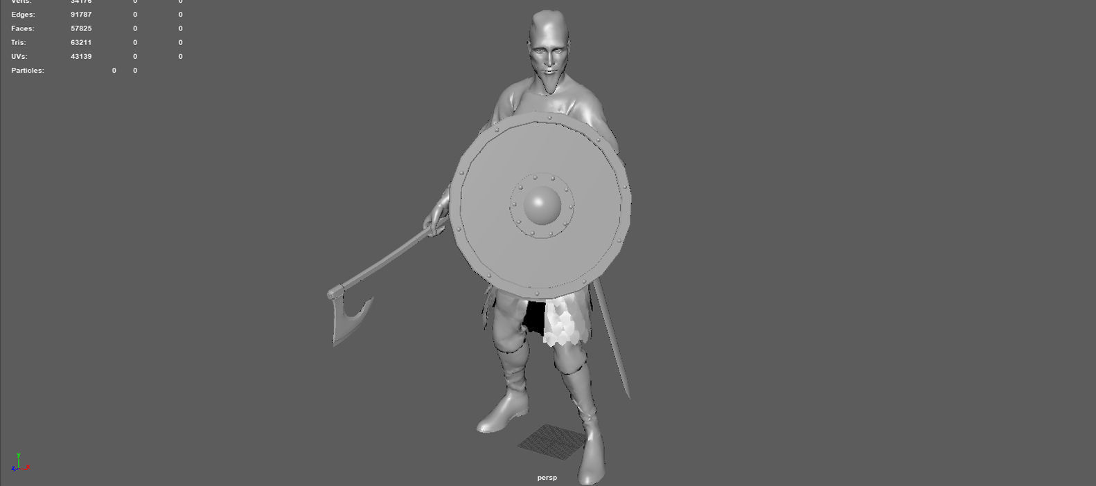 VIKING pose 3D model_8