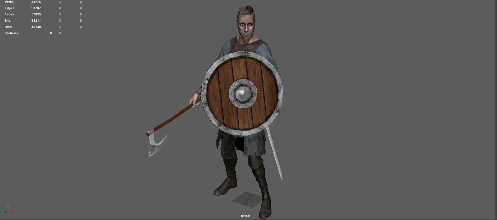 VIKING pose 3D model_7