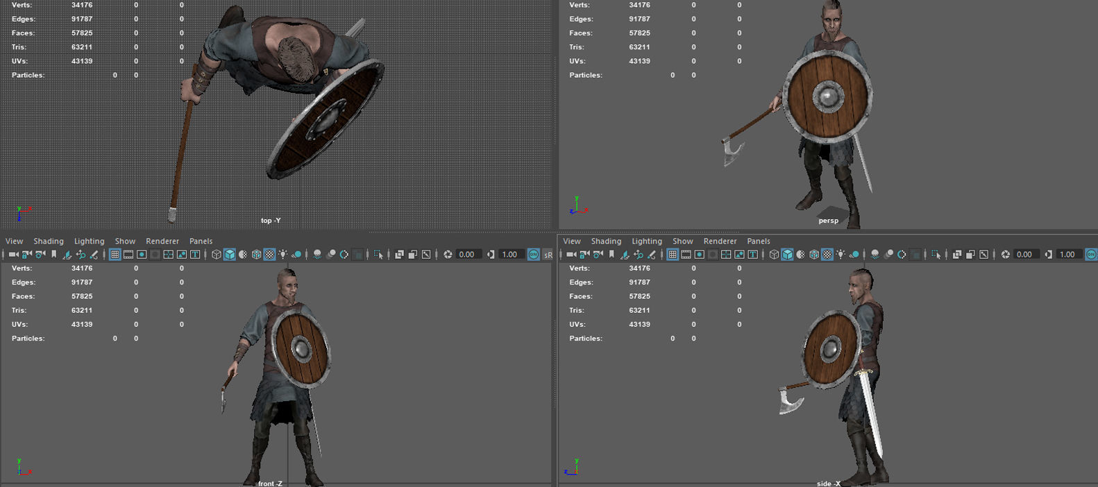 VIKING pose 3D model_10