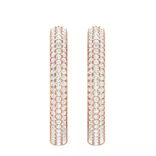 Women earrings 3dm stl render 3D print model