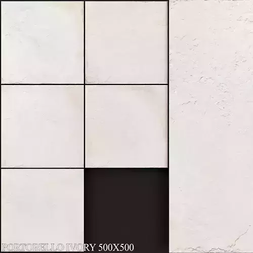 Keros Portobello Ivory 500x500 3D model