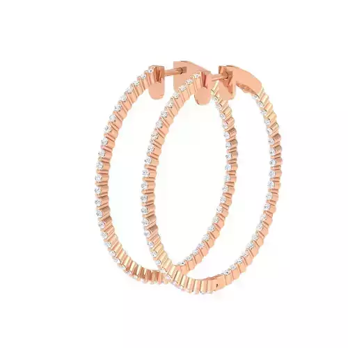 Women earrings 3dm stl render 3D print model