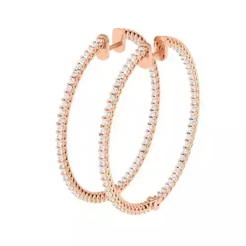 Women earrings 3dm stl render 3D print model