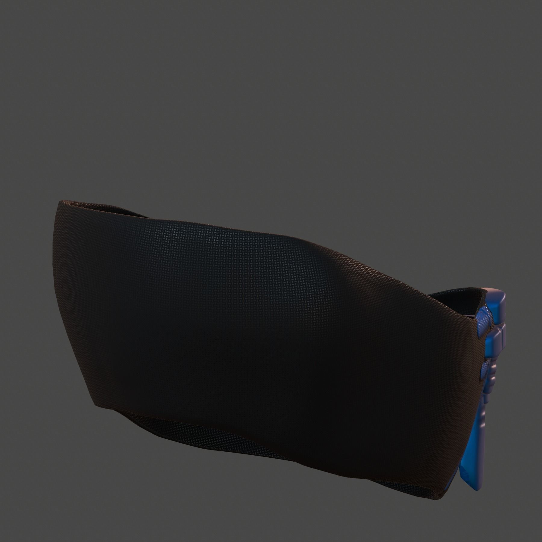 Gas mask helmet 3d model scifi Low-poly Low-poly 3D model_5