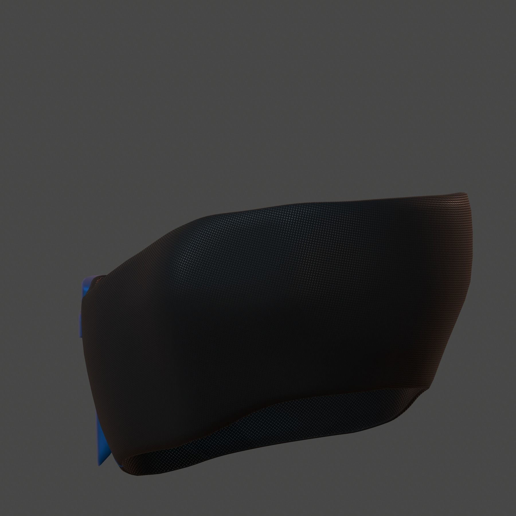 Gas mask helmet 3d model scifi Low-poly Low-poly 3D model_6