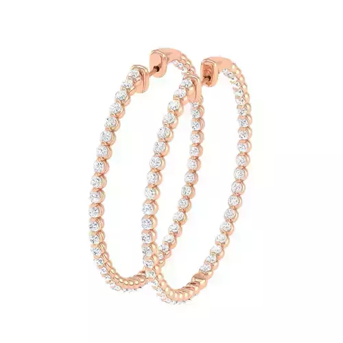 Women earrings 3dm stl render 3D print model