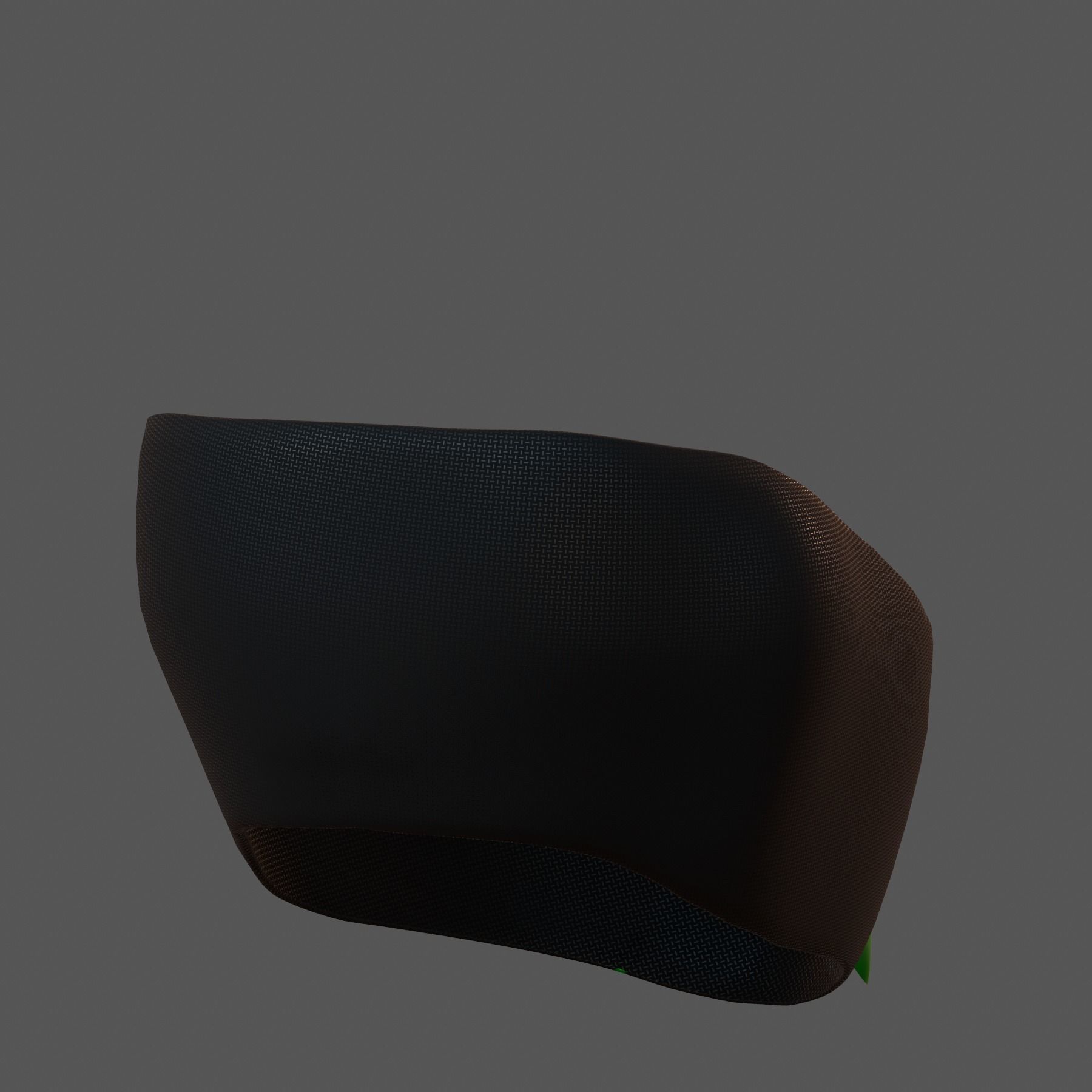 Gas mask helmet 3d model scifi Low-poly  Low-poly 3D model_6