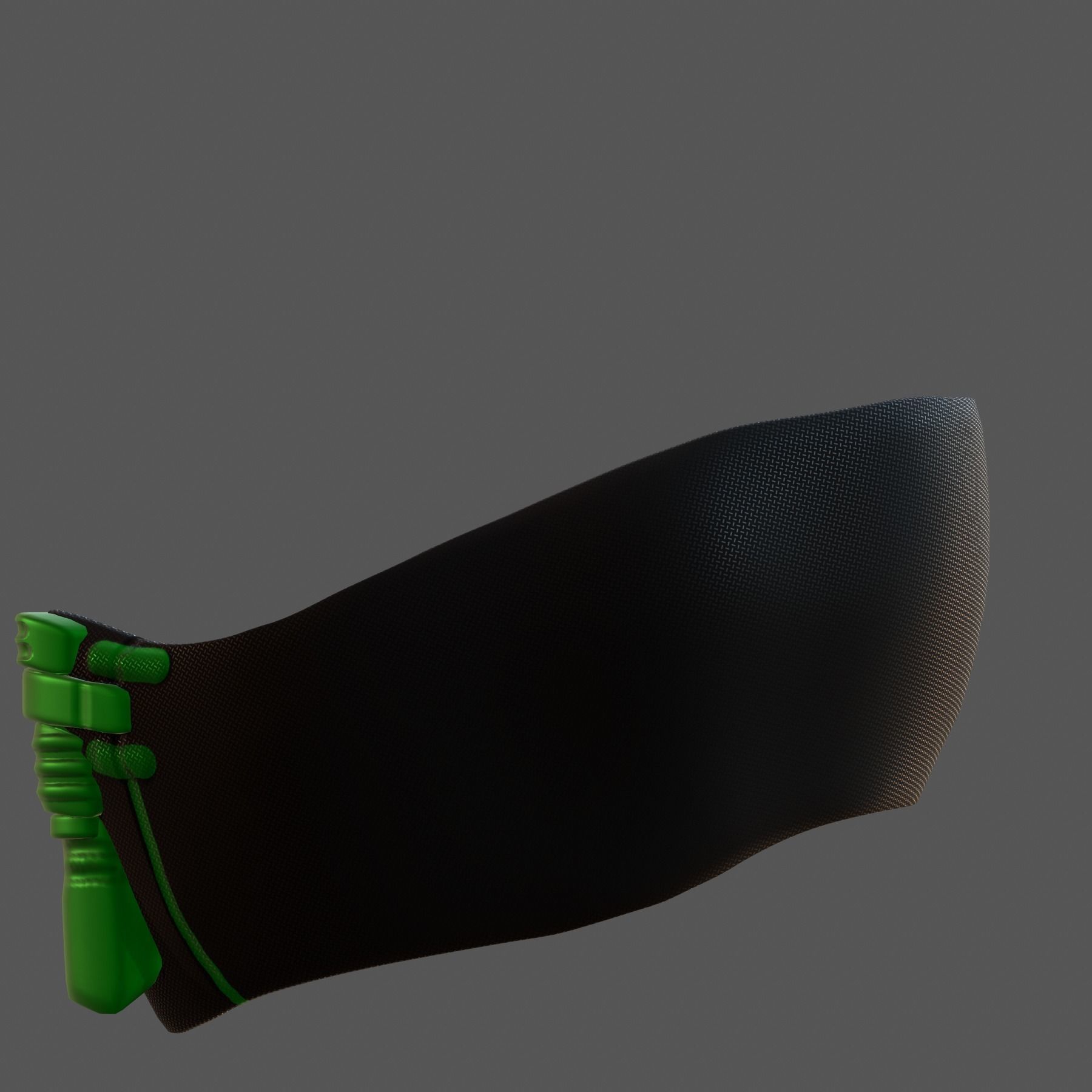 Gas mask helmet 3d model scifi Low-poly  Low-poly 3D model_5