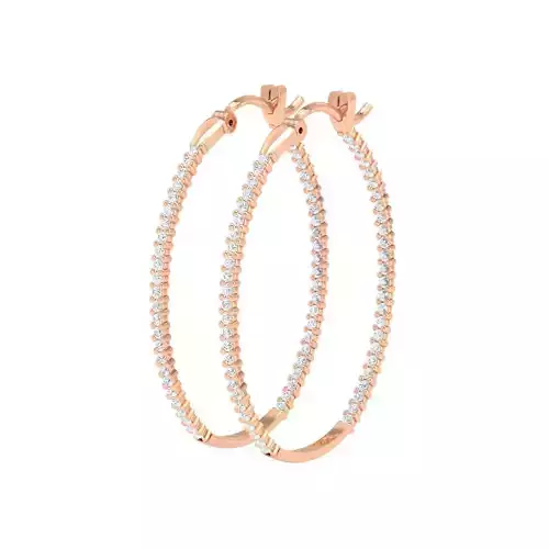 Women earrings 3dm stl render 3D print model