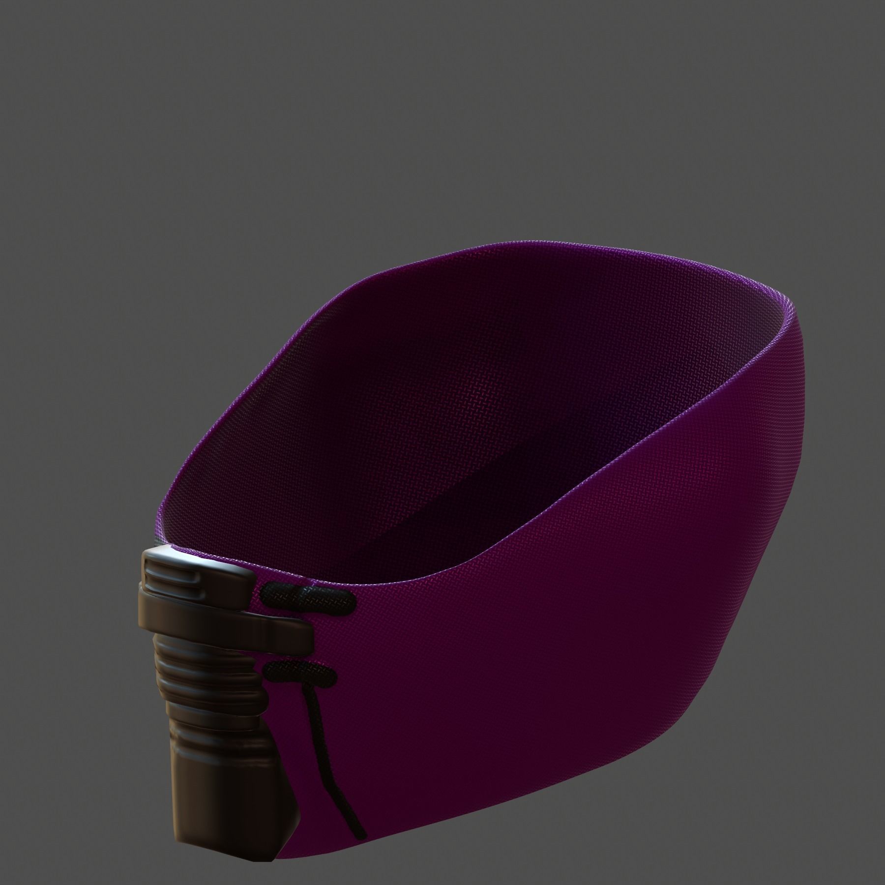 Gas mask helmet 3d model scifi Low-poly  Low-poly 3D model_6