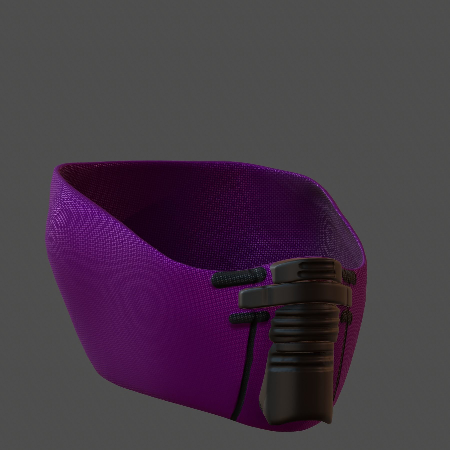 Gas mask helmet 3d model scifi Low-poly  Low-poly 3D model_3