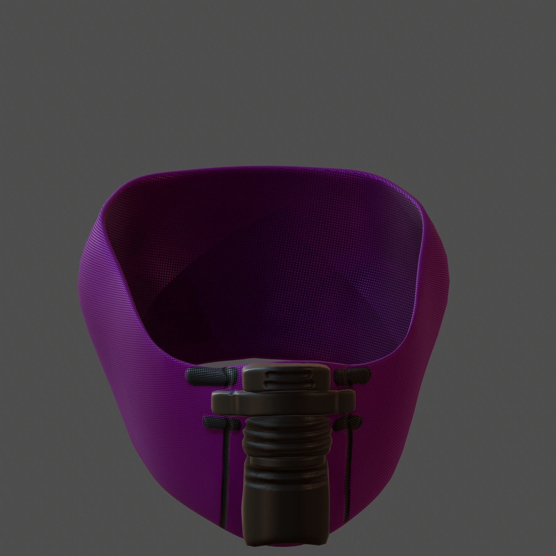 Gas mask helmet 3d model scifi Low-poly  Low-poly 3D model_4