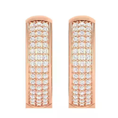 Women earrings 3dm stl render 3D print model