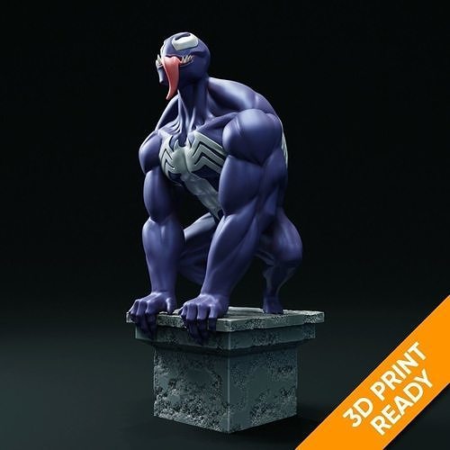 Venom statue 3D print model