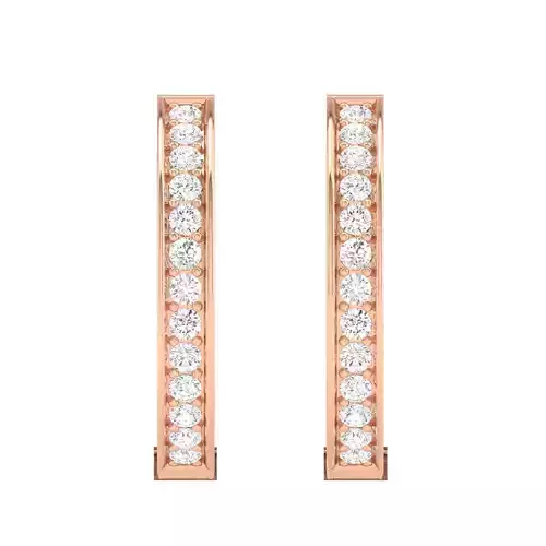 Women earrings 3dm stl render 3D print model